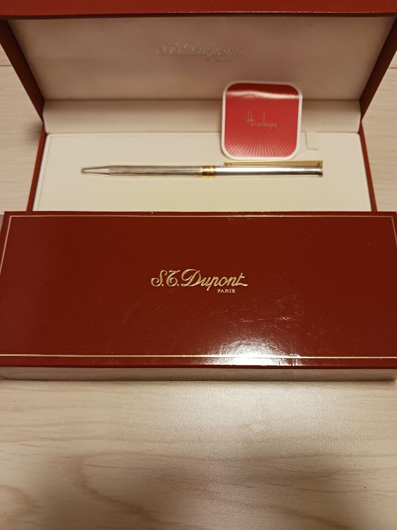 S.T.Dupont デュポン ボールペン　ツイスト式 ケース付　フランス製
