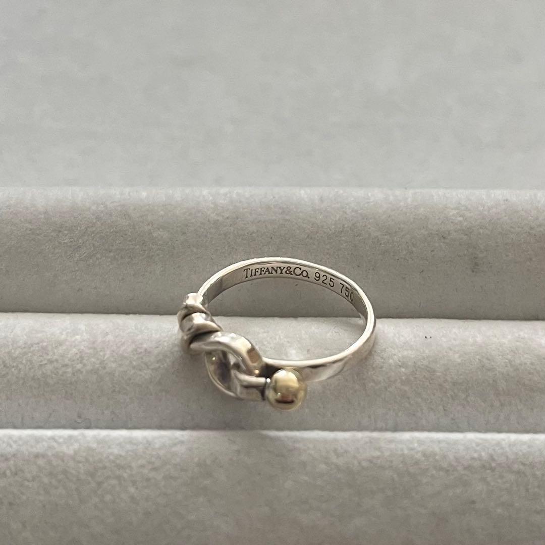 TIFFANY & Co. リング シルバー925 K18 （750）指輪　9号