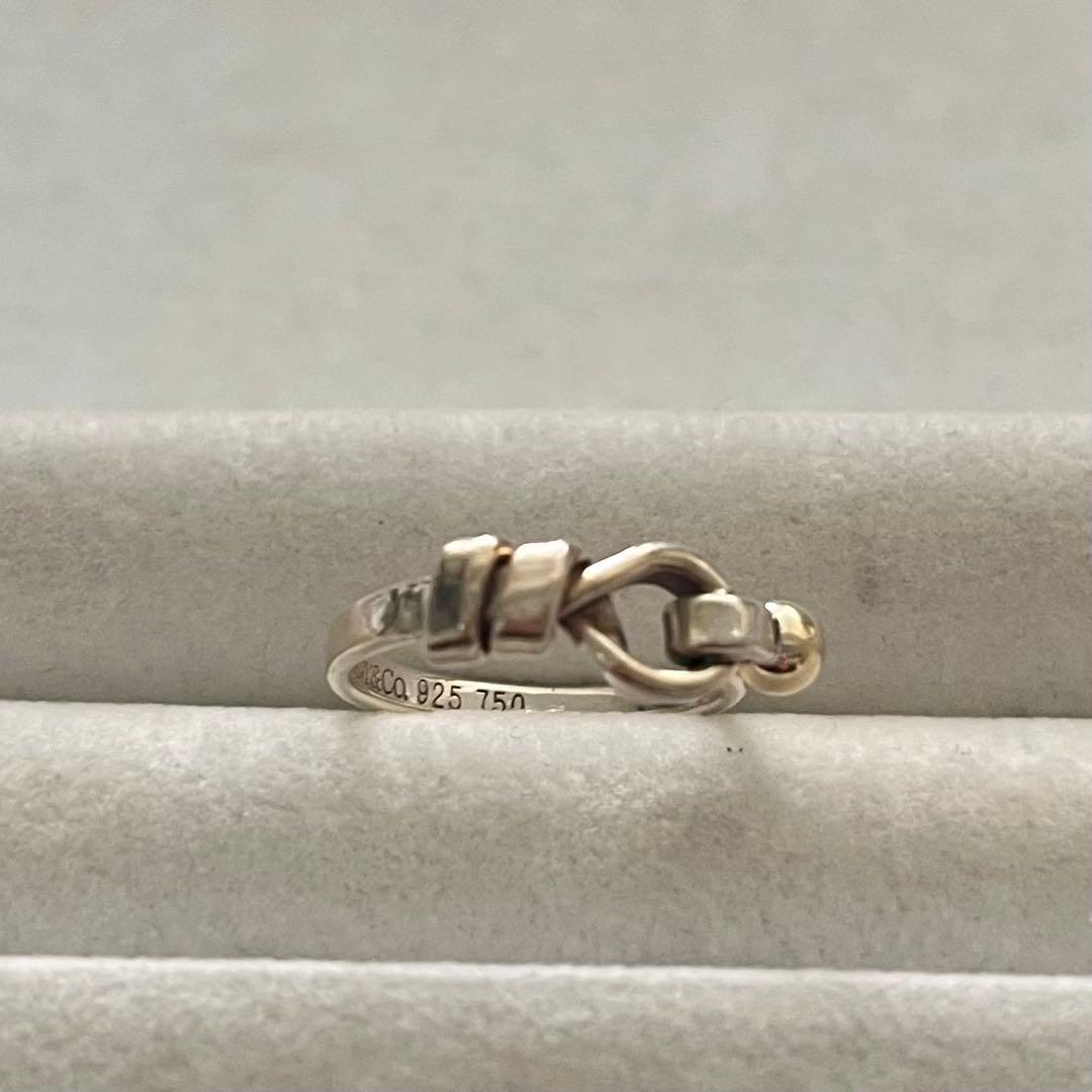 TIFFANY & Co. リング シルバー925 K18 （750）指輪　9号