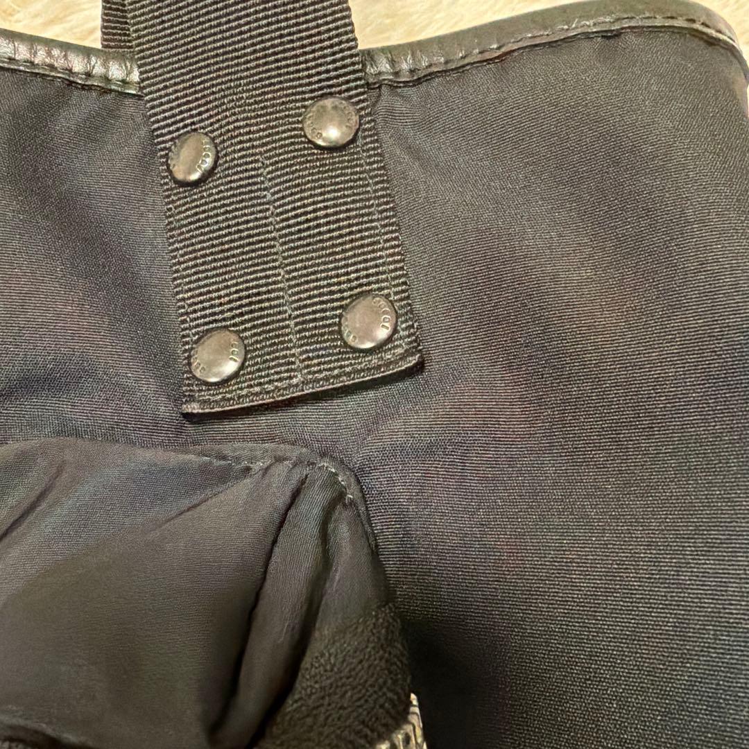 正規品　sacai 24-0698sブラックナイロン トートバッグ