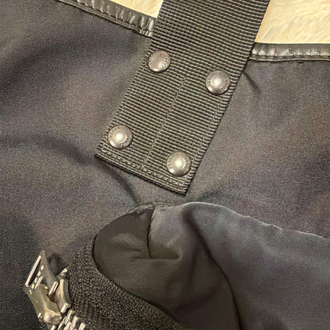 正規品　sacai 24-0698sブラックナイロン トートバッグ