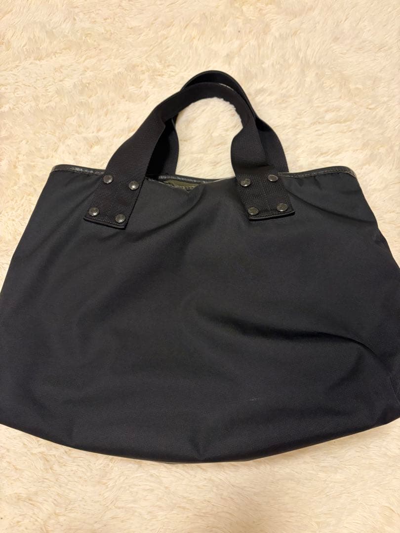 正規品　sacai 24-0698sブラックナイロン トートバッグ