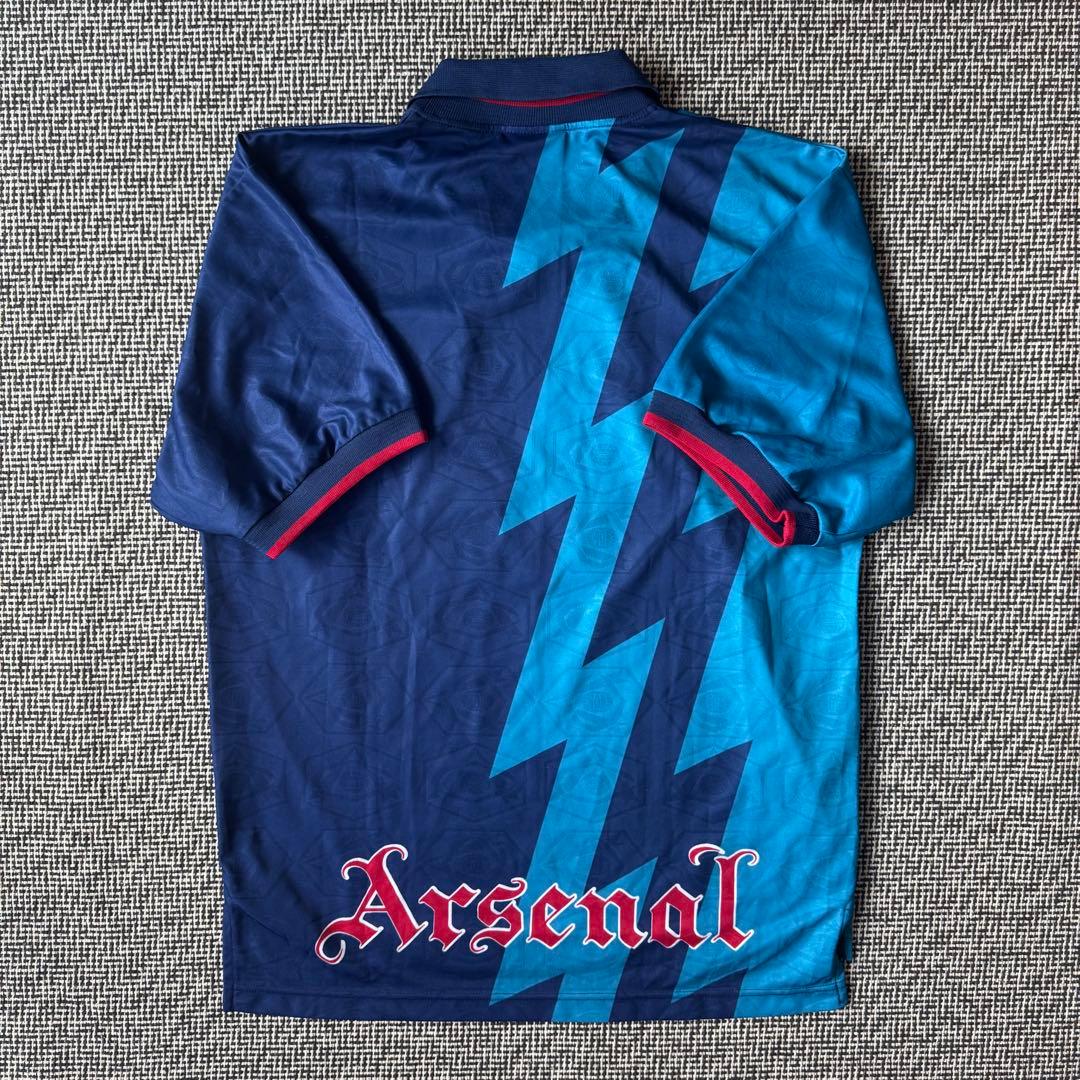 【希少アウェイモデル】アーセナル ９５／９６（A）JVC／襟付きモデル