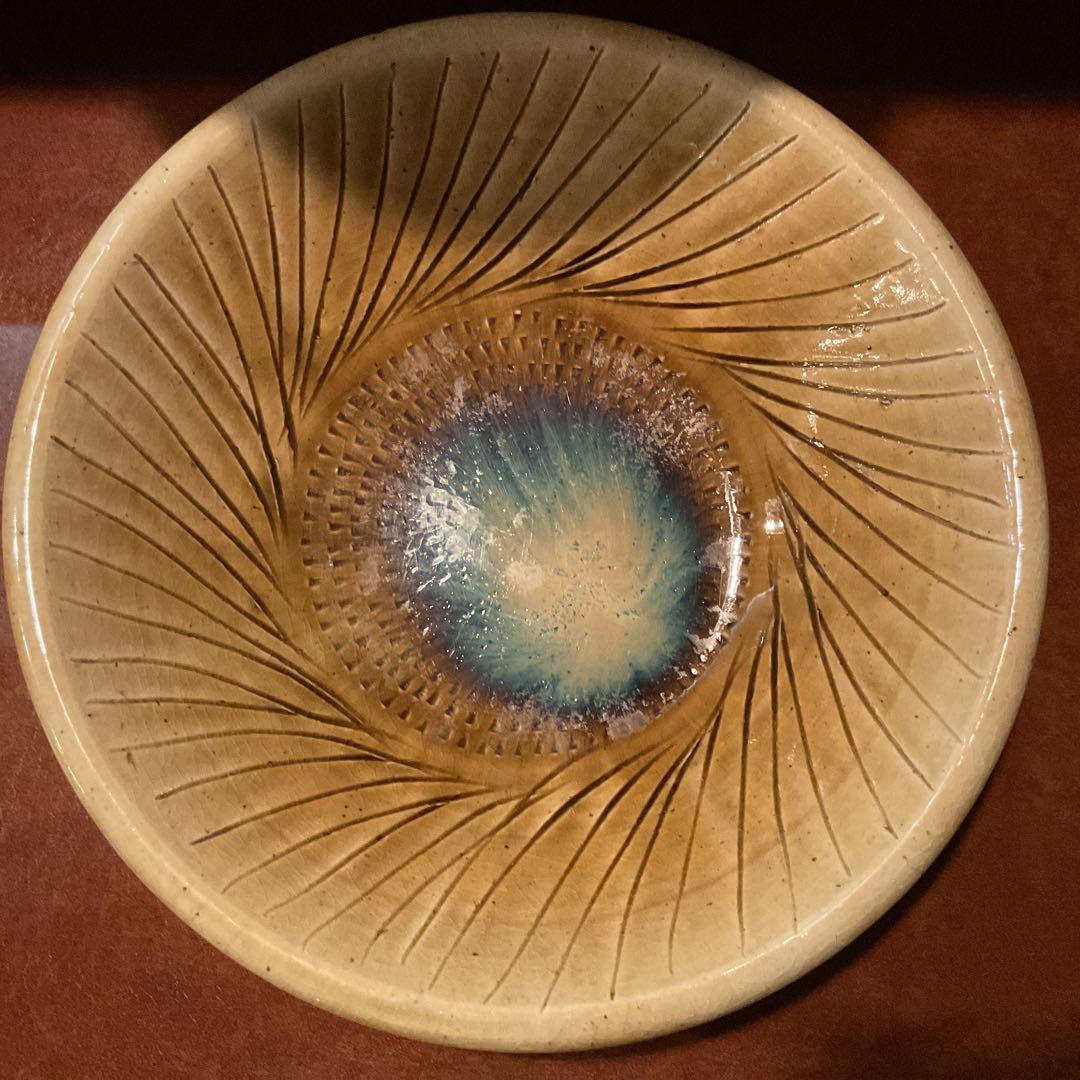 瀬戸本業窯 大皿 直径29.5cm程 陶器