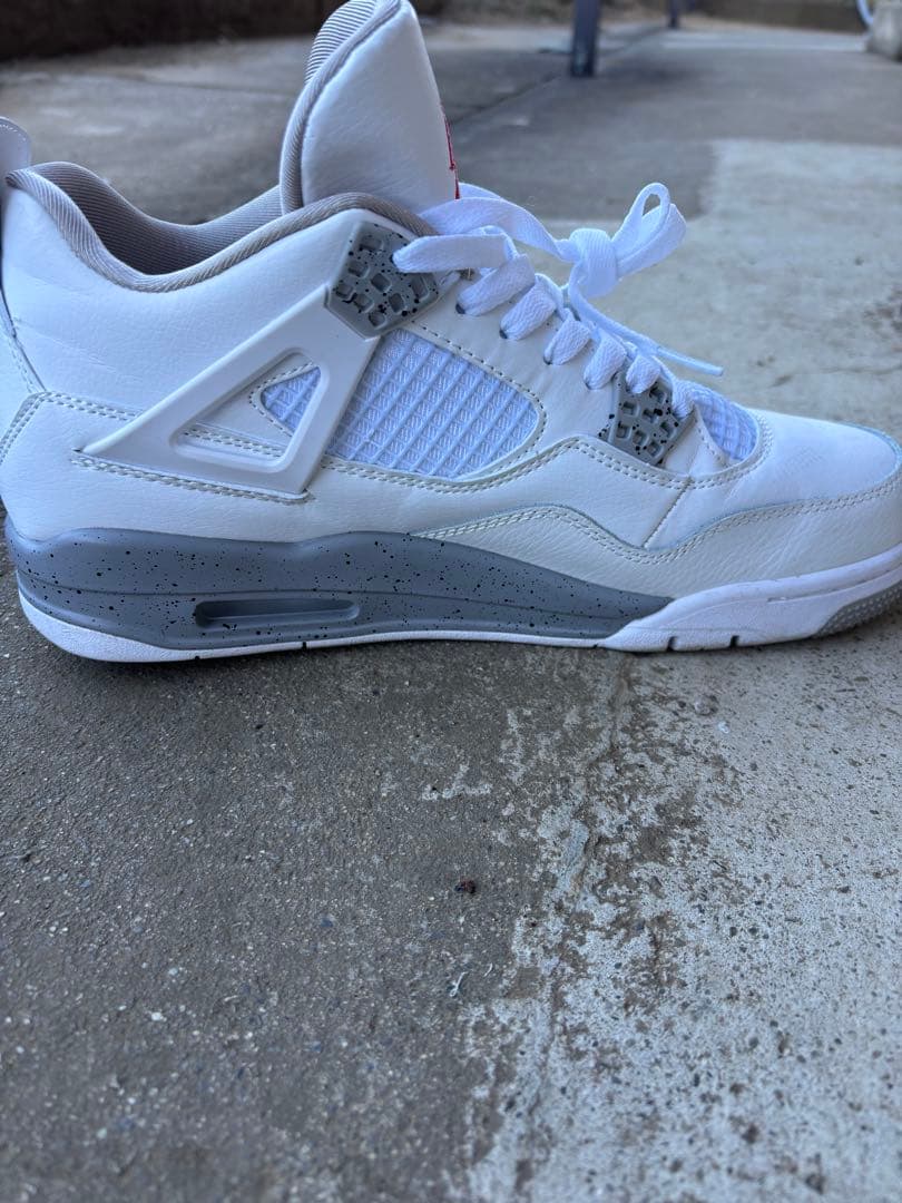 NIKE Air Jordan 4 TechWhite ホワイトオレオ 28cm