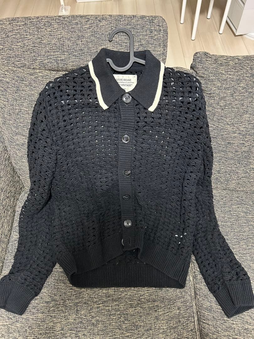 BEAMS future archive メッシュニットポロシャツ