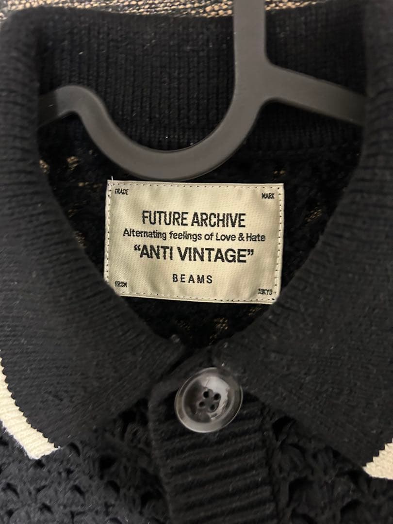 BEAMS future archive メッシュニットポロシャツ