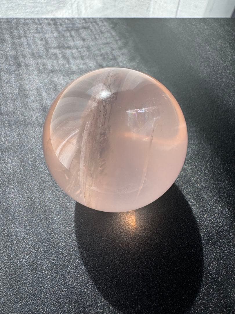 超高品質 ジェミーローズクォーツ スフィア　モザンビーク産