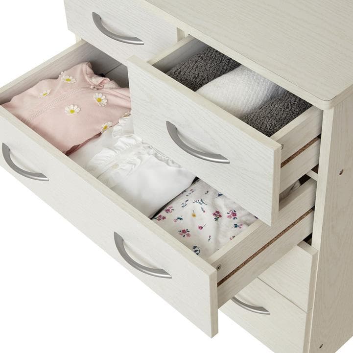 シンプルコンパクトチェスト ホワイトオーク W60