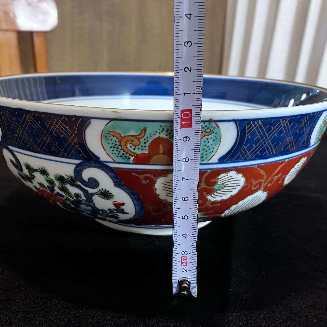 有田焼 オールドイマリ 古伊万里 金襴手 弥左衛門窯 手描き 大皿 大鉢