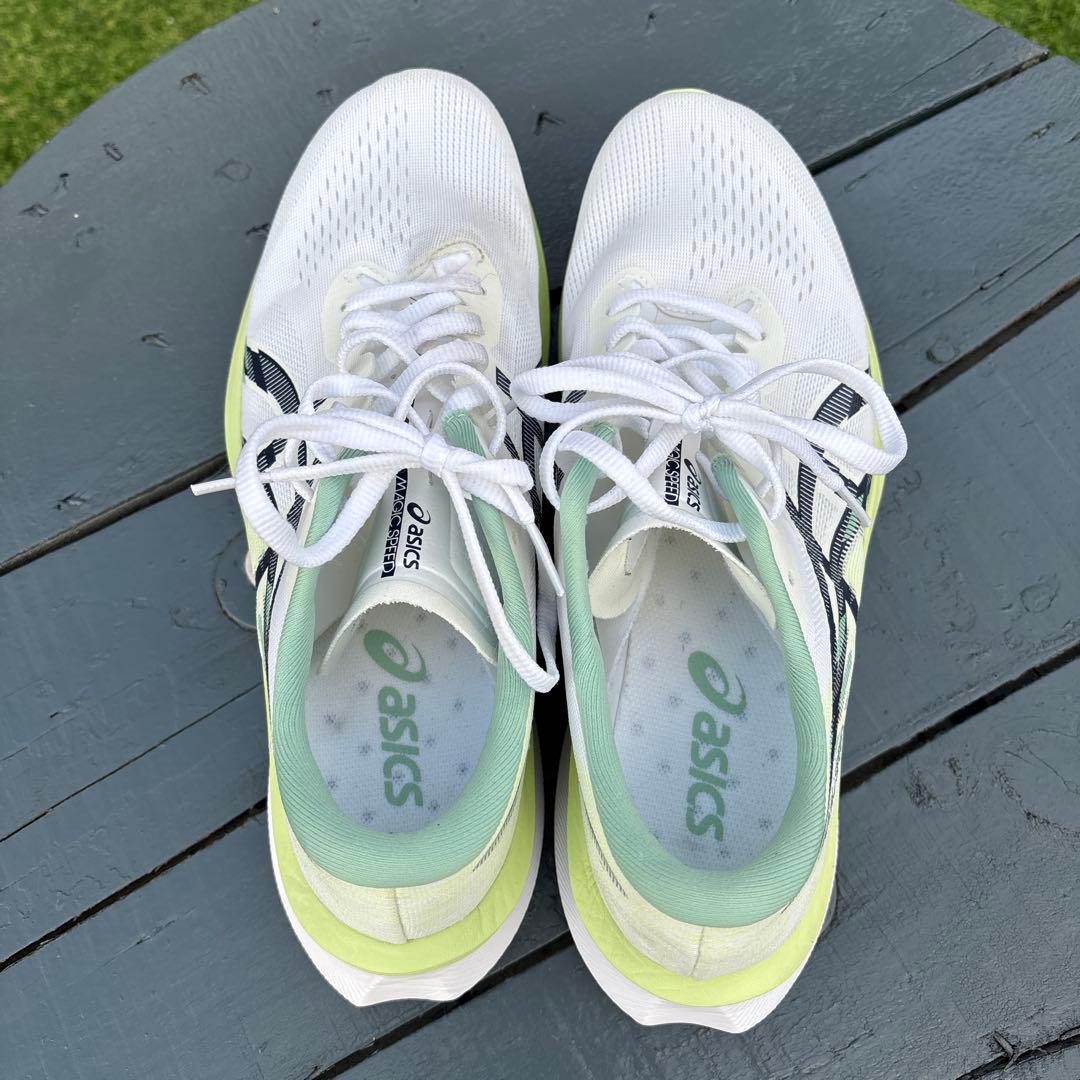ASICS MAGIC SPEED ホワイト/グリーン