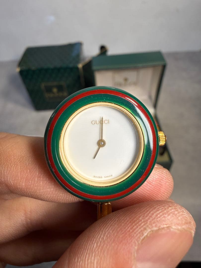 GUCCI インターチェンジャブル ベゼル ウォッチ レディース ヴィンテージ