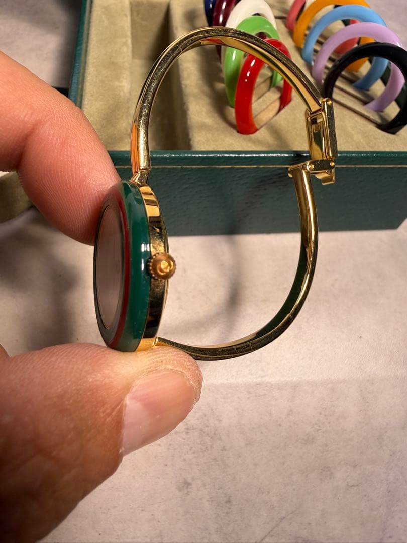 GUCCI インターチェンジャブル ベゼル ウォッチ レディース ヴィンテージ