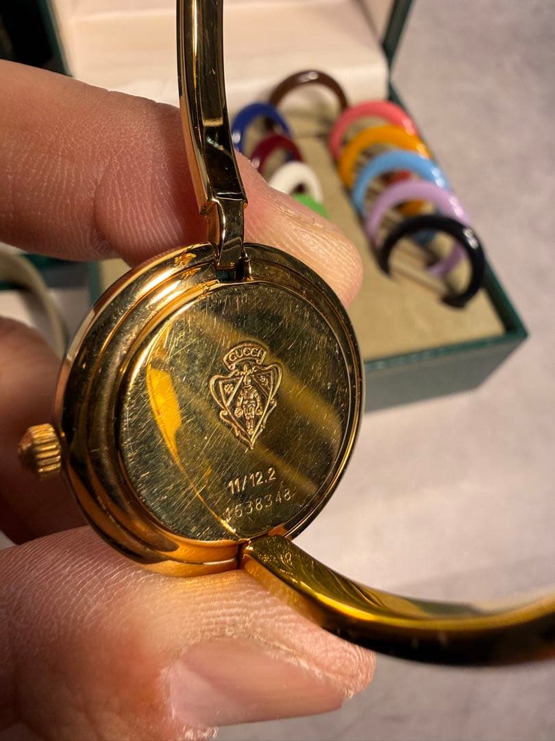GUCCI インターチェンジャブル ベゼル ウォッチ レディース ヴィンテージ