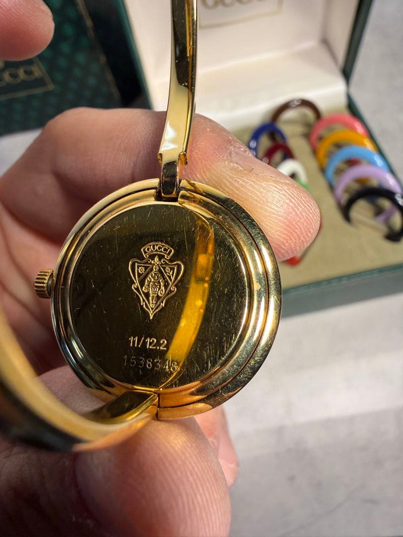 GUCCI インターチェンジャブル ベゼル ウォッチ レディース ヴィンテージ