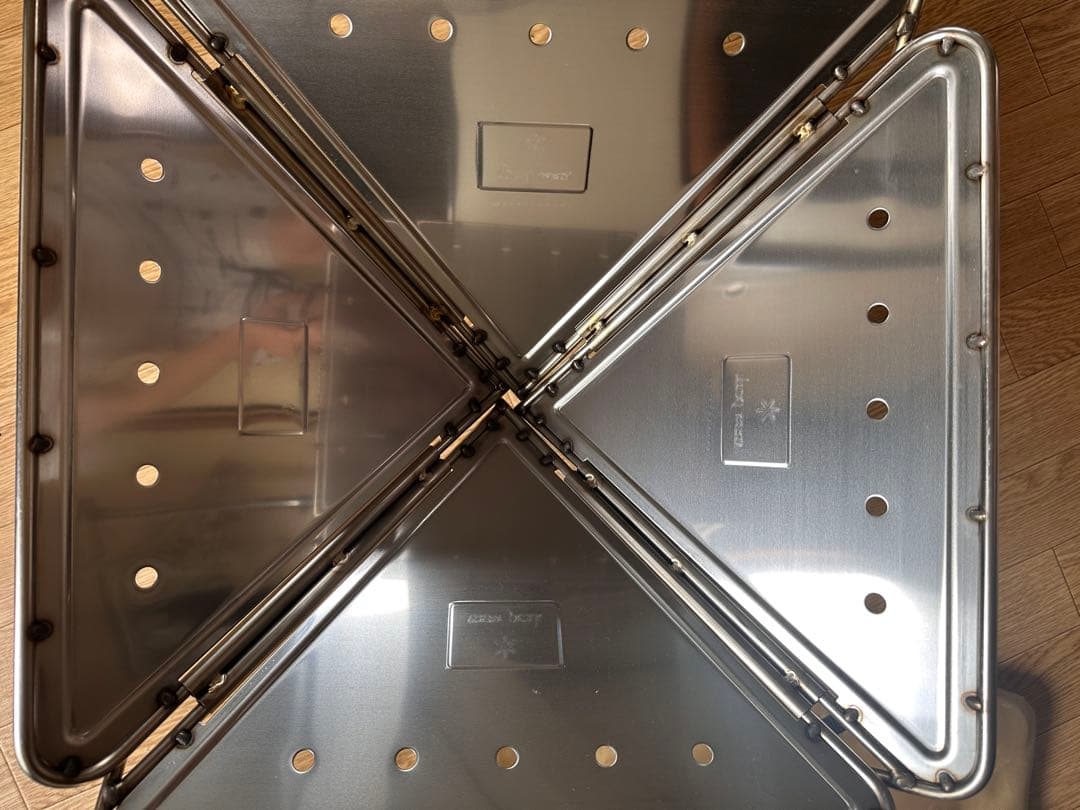  peak 折りたたみ焚き火台　Lサイズ【値引き不可】