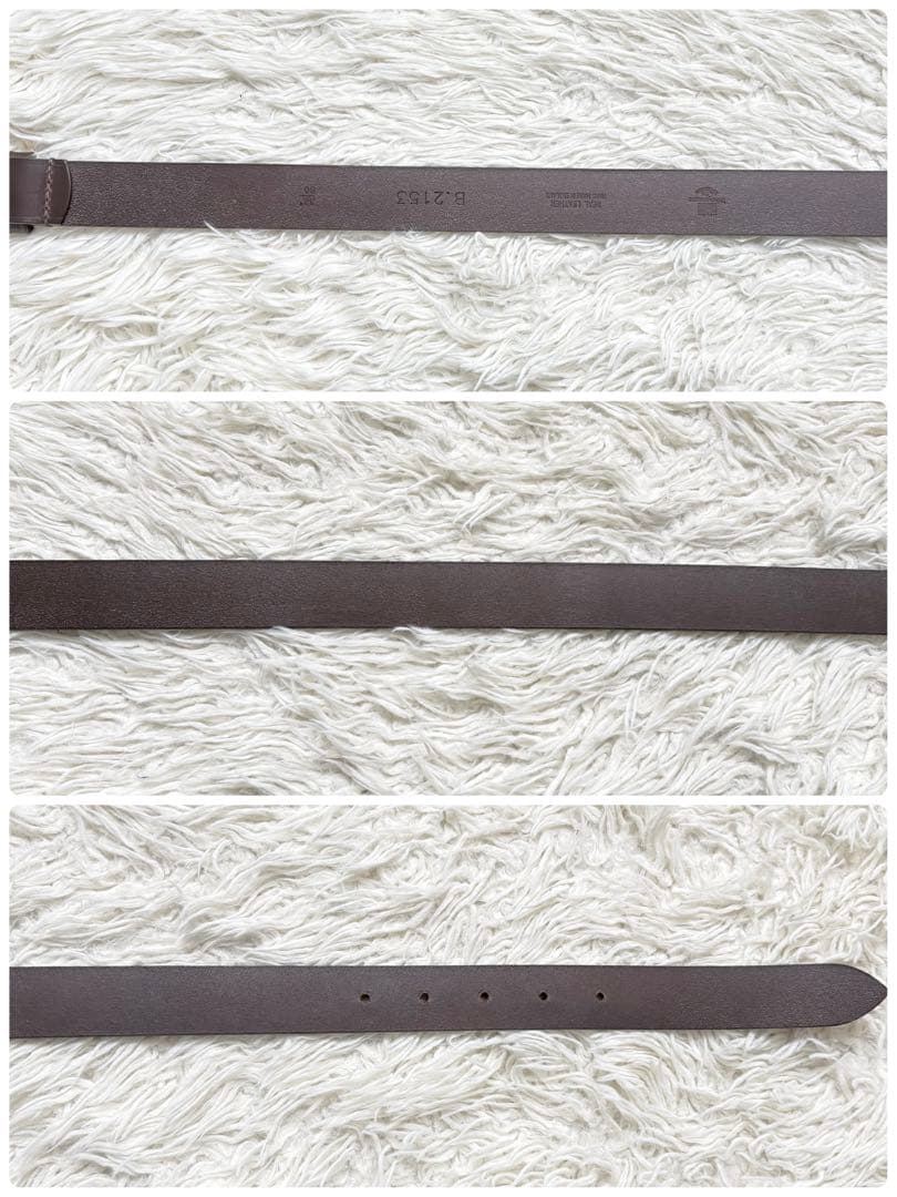 未使用タグ付き　Whitehouse Cox Bridel Leather 茶色