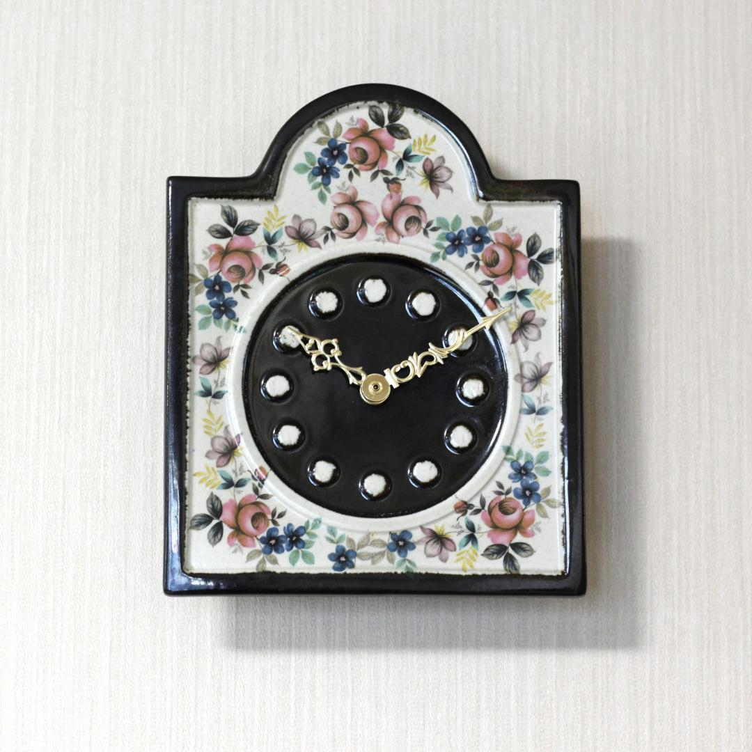 Gustavsberg　グスタフスベリ　陶器の時計 サンデル　北欧ヴィンテージ