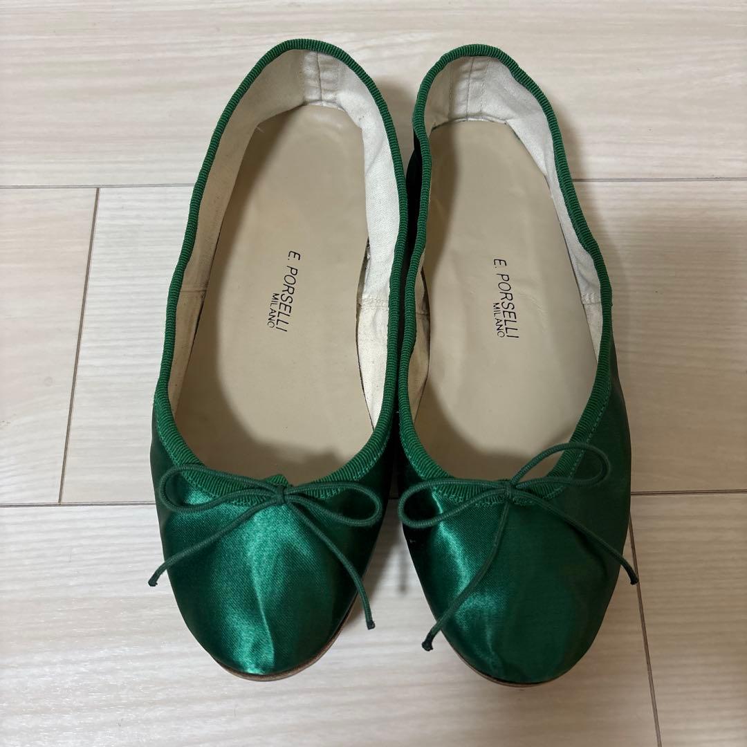 IENA 別注 ポルセリ バレエシューズ 極美品