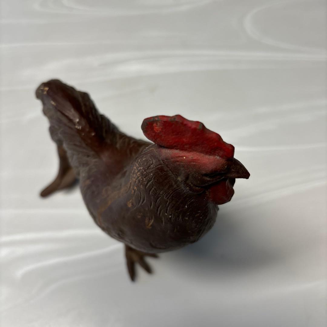 金属製　にわとり　重さがかなりあります。