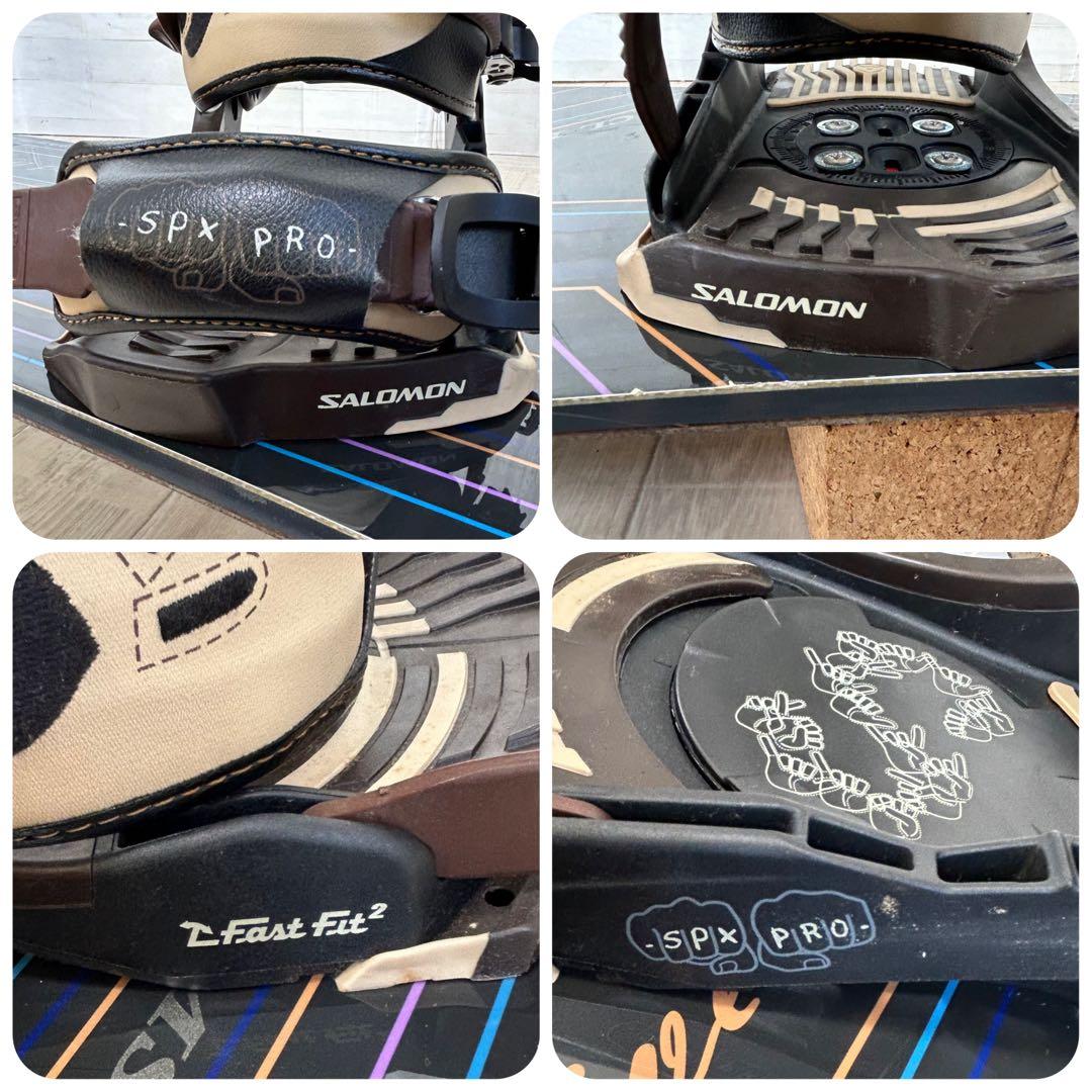 メンズスノーボード　Scooter CL 158㎝、サロモン SPX Pro M