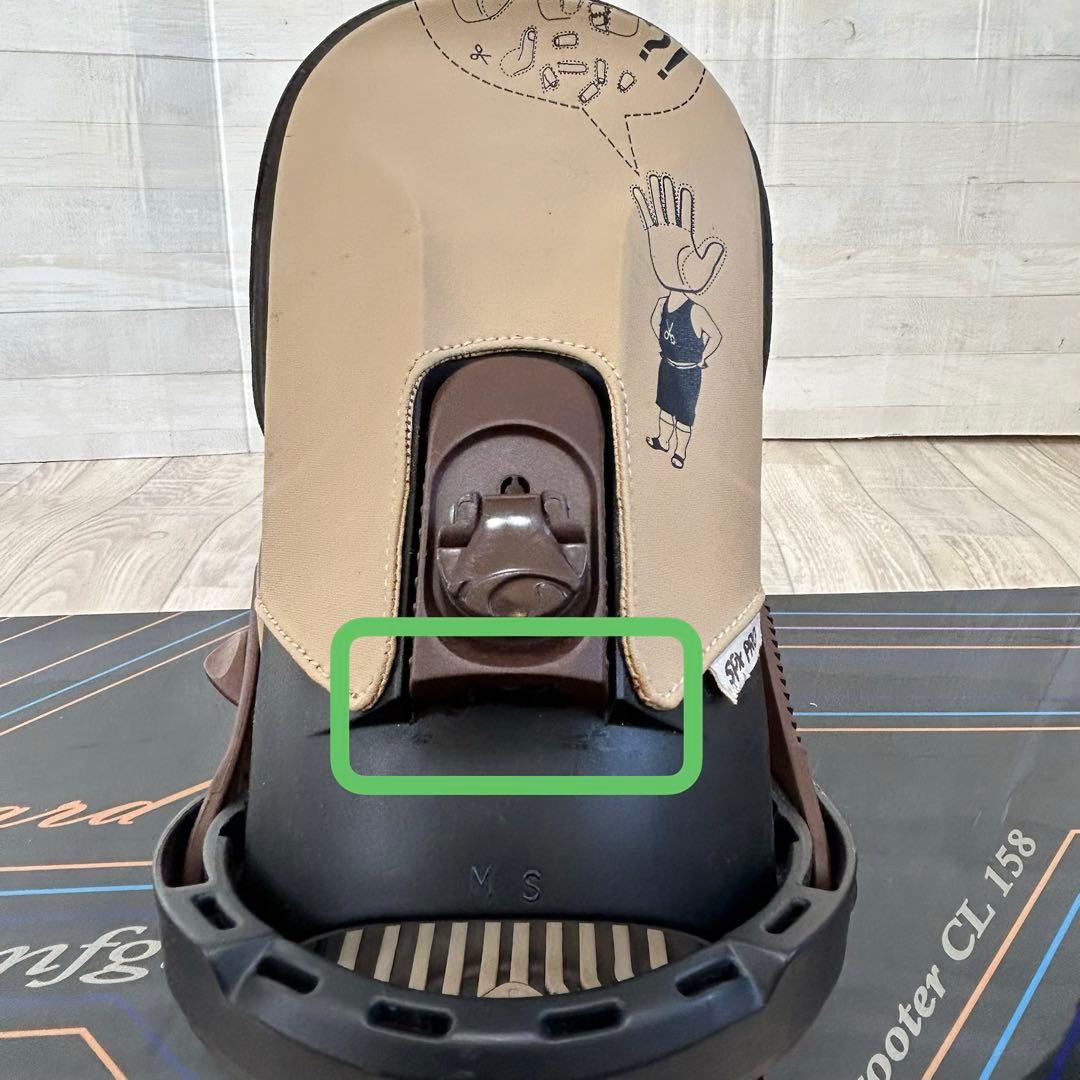 メンズスノーボード　Scooter CL 158㎝、サロモン SPX Pro M