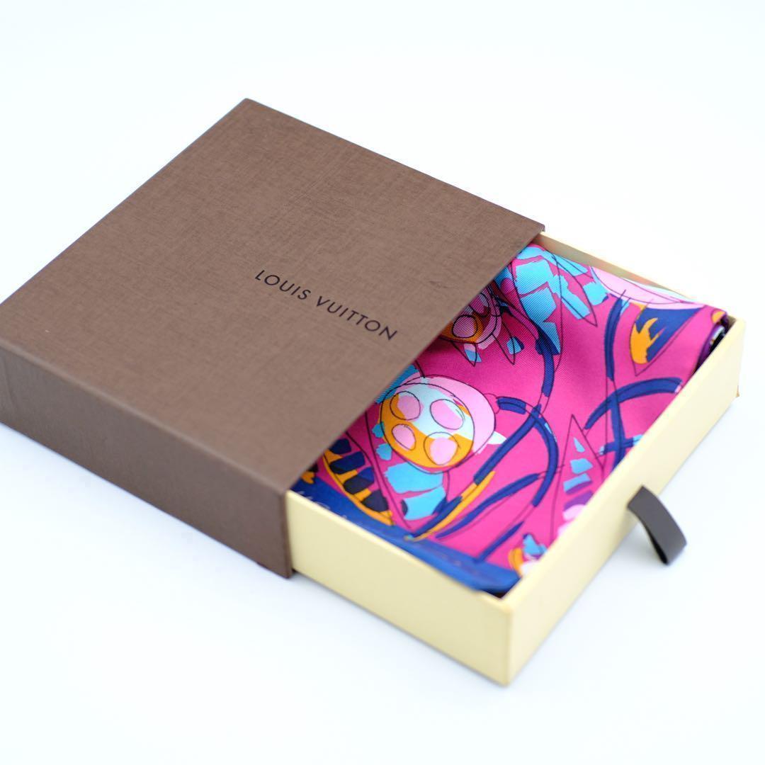 ルイヴィトン ジャングル バンドー スカーフ M75852 シルク 100%