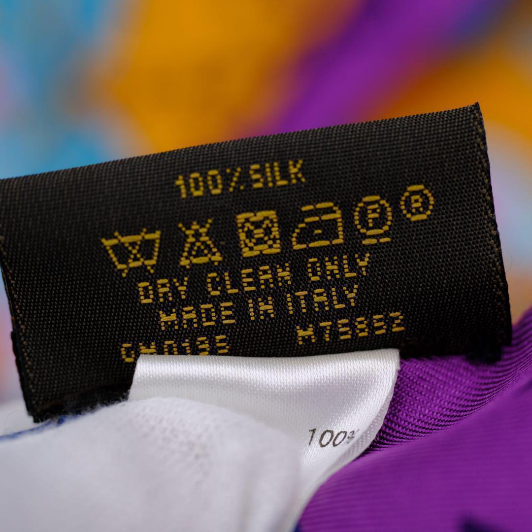 ルイヴィトン ジャングル バンドー スカーフ M75852 シルク 100%