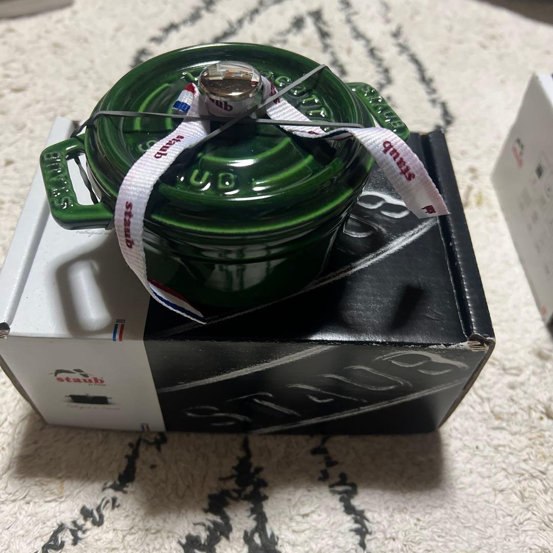 STAUB ラウンドココット バジルグリーン