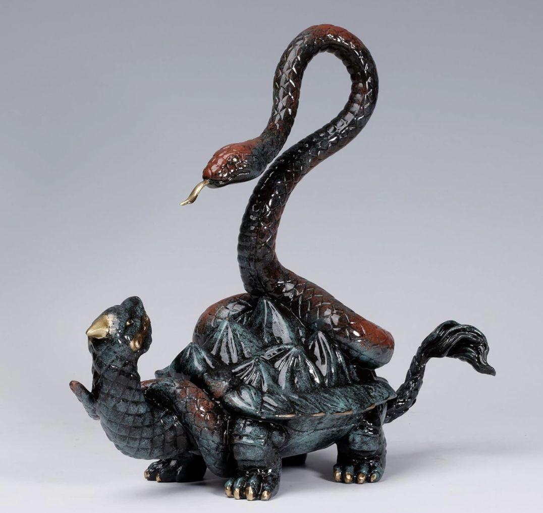 風水　玄武　置物