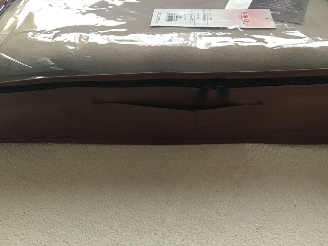 ニッケ カシミヤブランケット 140x200cm ブラウン