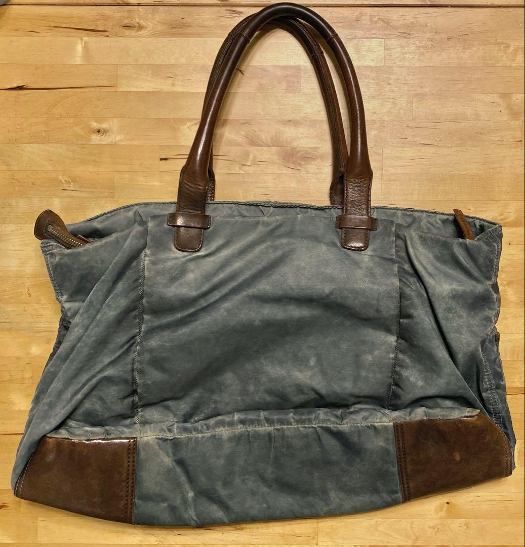 diesel ディーゼル　トートバッグ ナイロン　レザー　ジップ