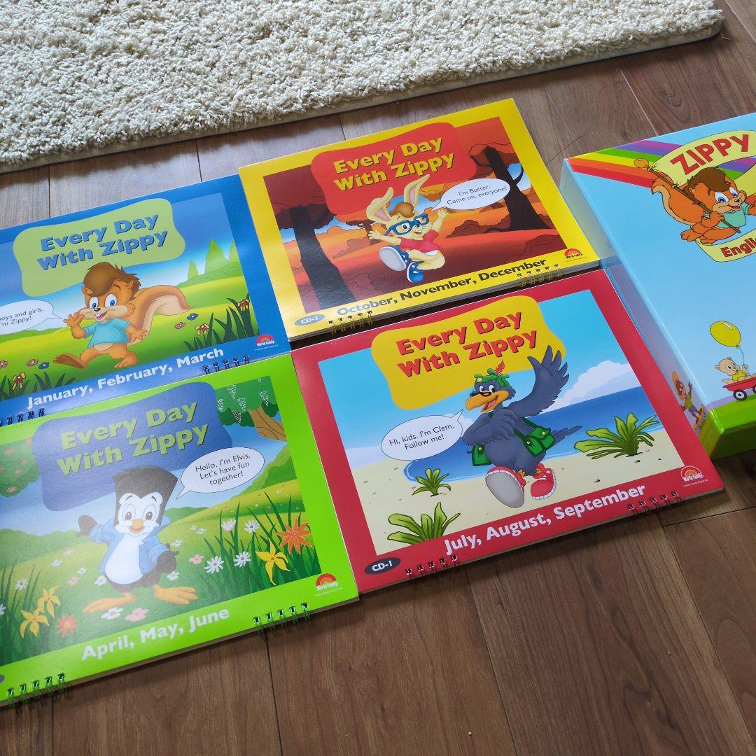 Zippy English for Kids DVD ゲームカードセット