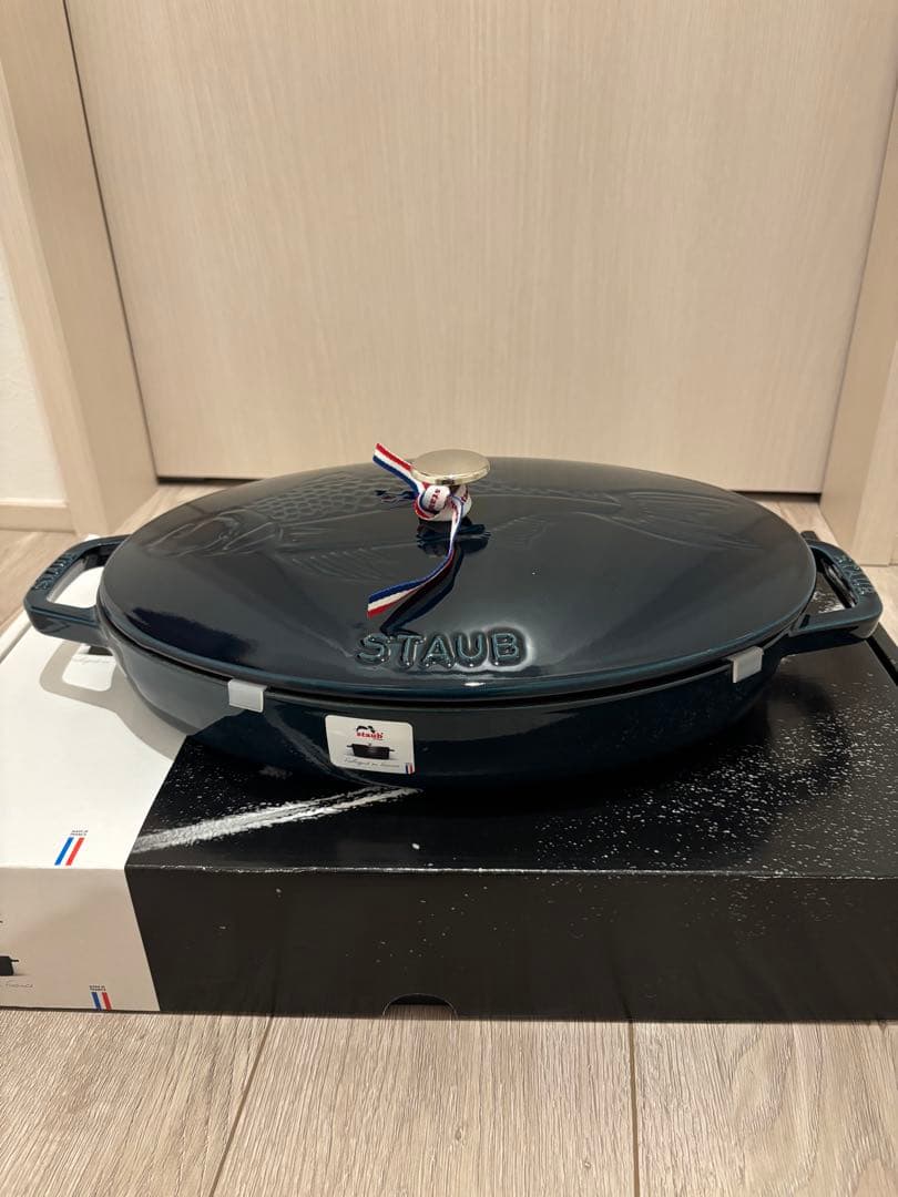 STAUB フィッシュシグネチァーオーバルホットプレート　ラ・メール　32cm