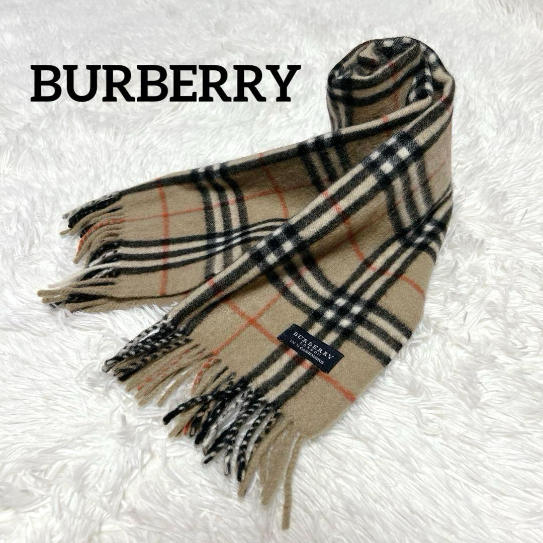 ✨新品級✨ BURBERRY バーバリー カシミヤ100% ノバチェック y2k