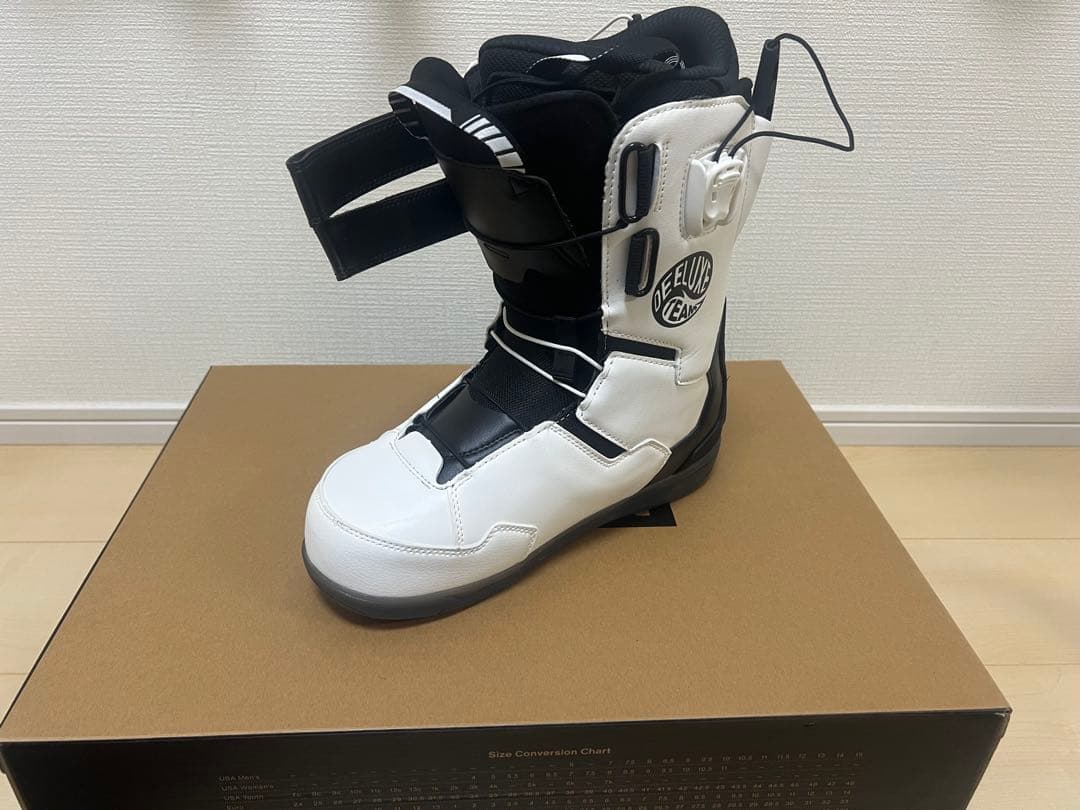 DEELUXE TEAM スノーボードブーツ FLUX ビンディングXFオレンジ