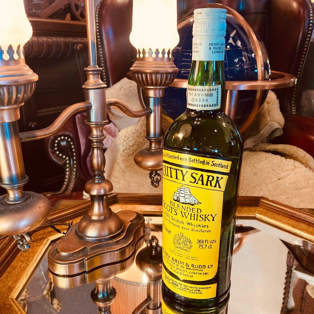 湯布院アンティーク '80 カティサーク スコッチ 特級表記 オールドボトル