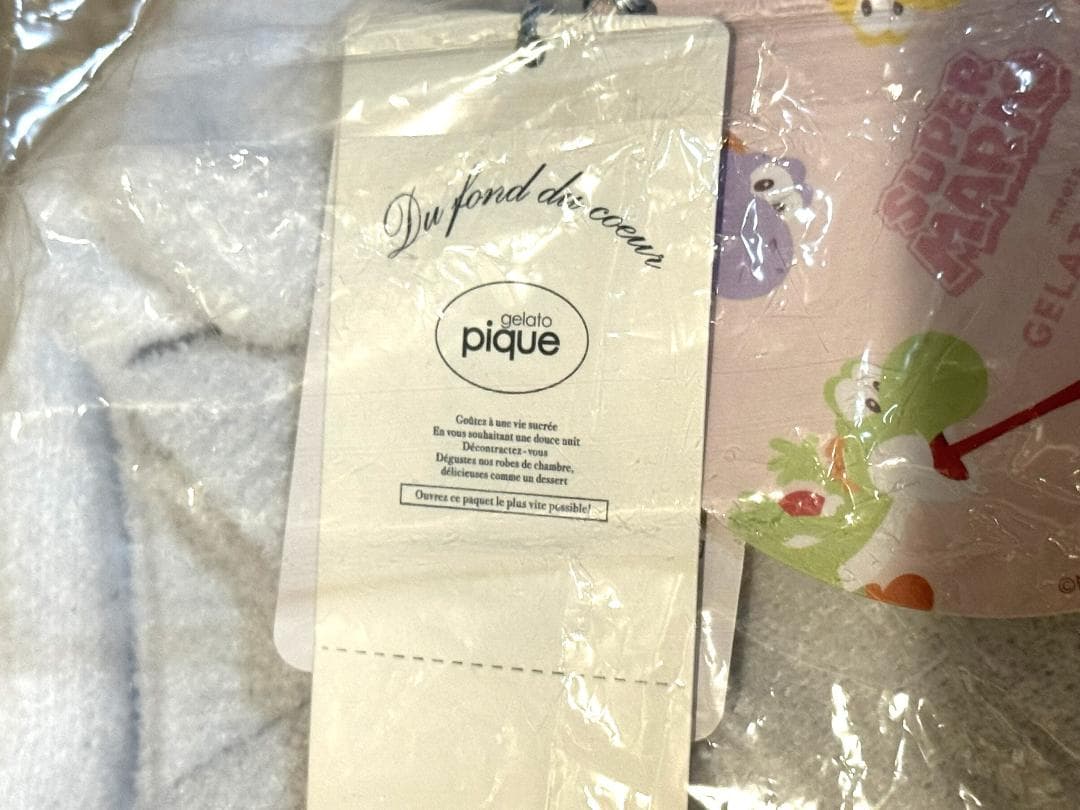 【希少・限定品】　ジェラピケ　ピノキオ　新品未使用　上下セット　マリオコラボ