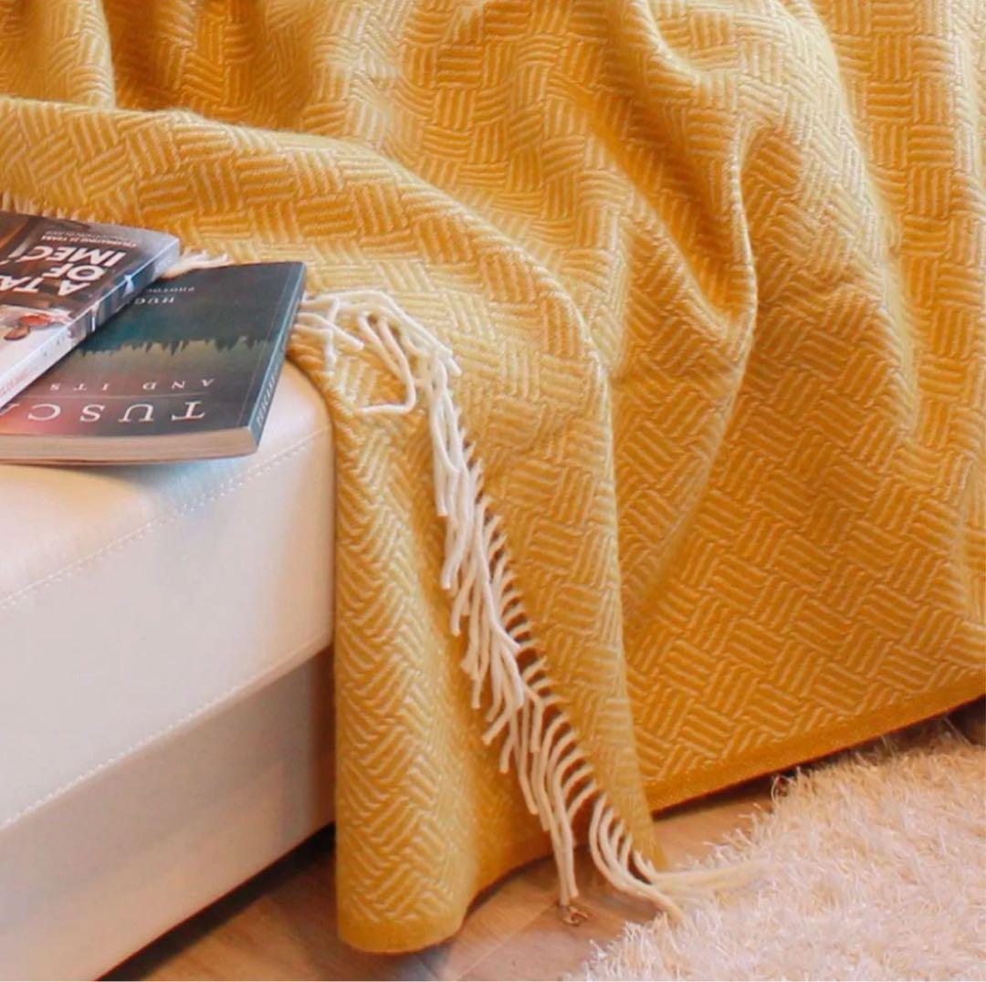 【新品未使用】ACTUS伊勢丹取扱い☆KLIPPANスローケット130×200