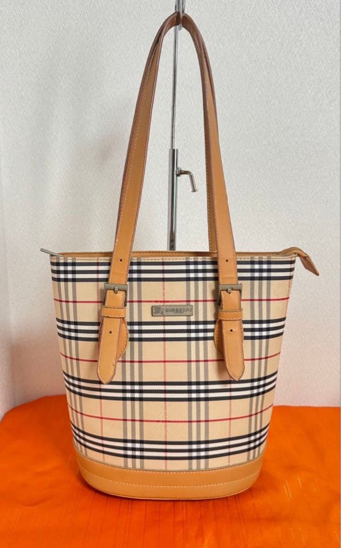 【極美品】BURBERRY ノバチェック トートバッグ ブルーレーベル