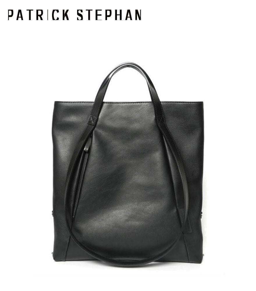パトリックステファン レザートートバッグ ブラック 本革