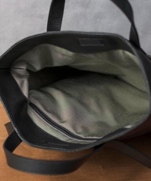 パトリックステファン レザートートバッグ ブラック 本革