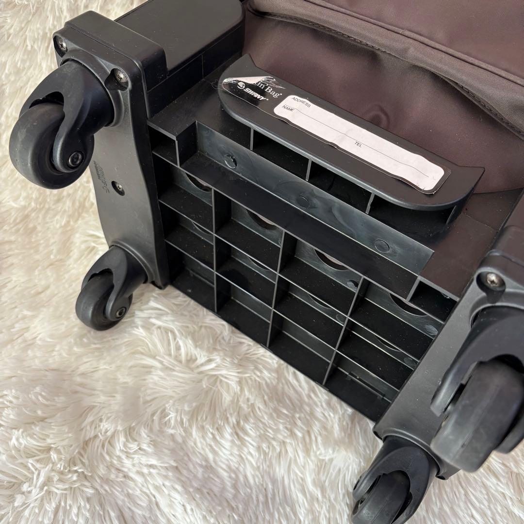 スワニー　SWANY キャリーバッグ　茶色　大きめ