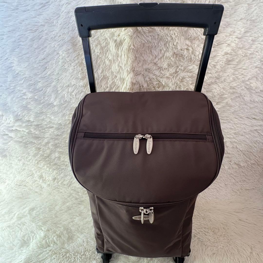スワニー　SWANY キャリーバッグ　茶色　大きめ
