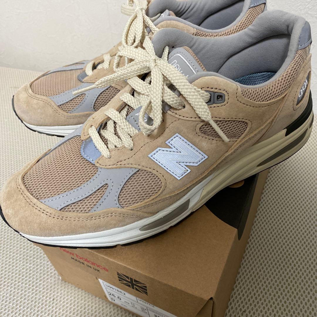 New Balance 991v2 ベージュ セール最終日、最終価格‼️