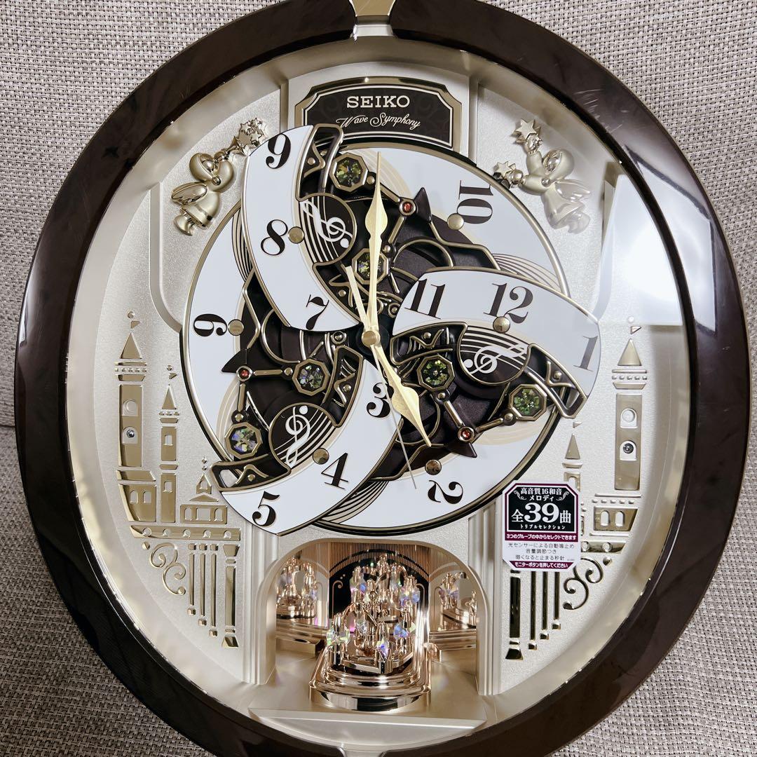 美品✨セイコークロック からくり掛け時計 正時パフォーマンス＆メロディセレクト