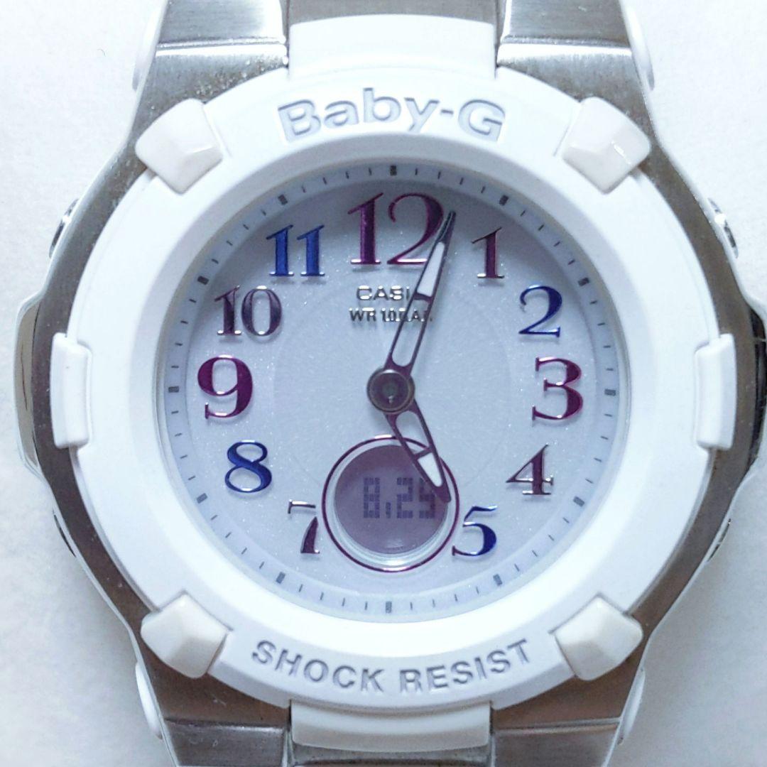 【美品】BABY-G ベビージー 電波ソーラー BGA-1100GR 箱説あり