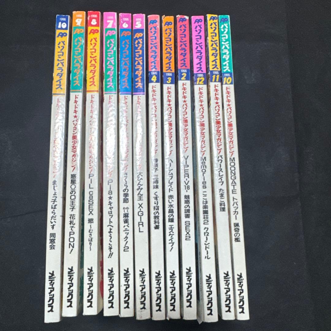 パソコンパラダイス　パソパラチャット　バクバク　メガストア　17冊