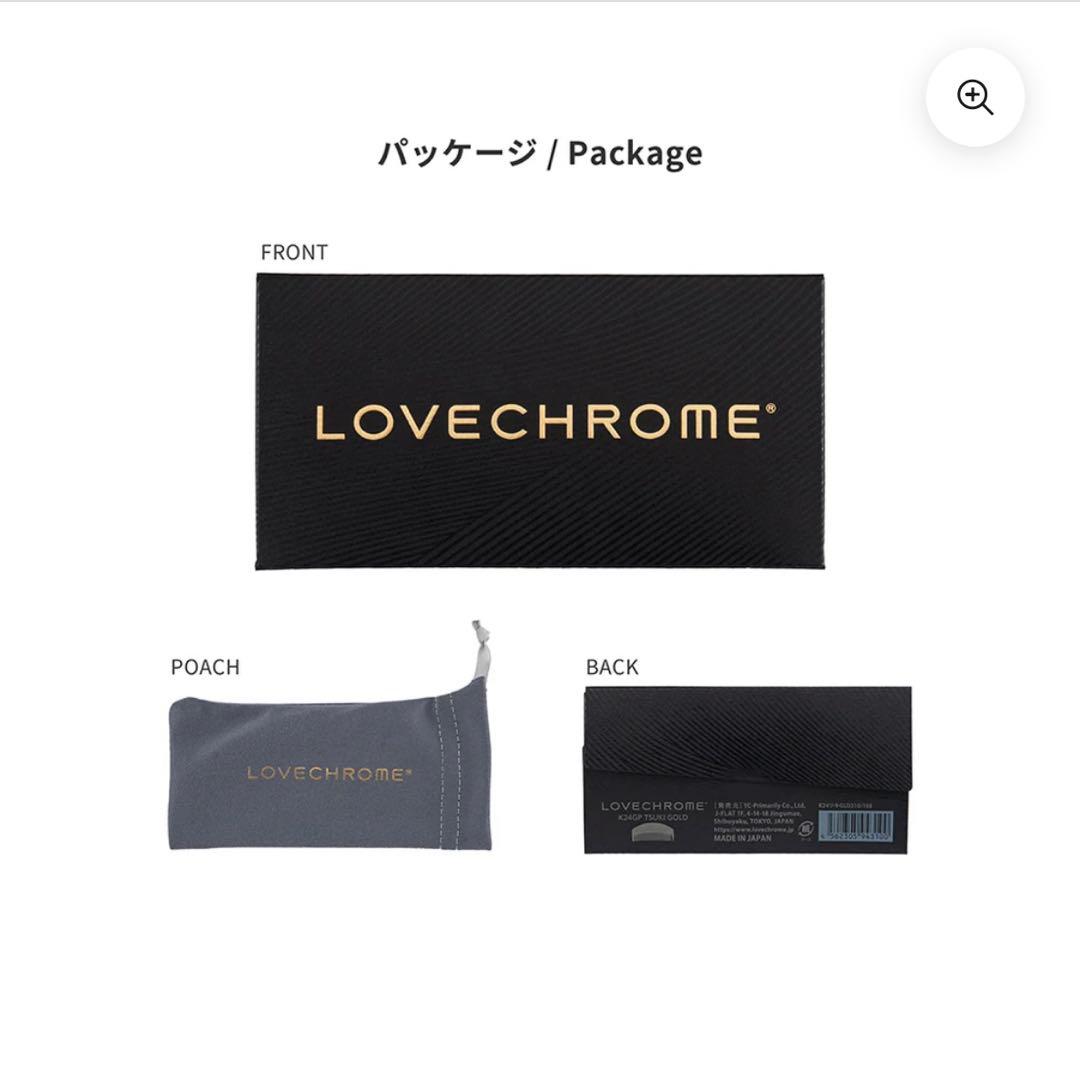 LOVECHROME K24GPツキ ゴールド コーム