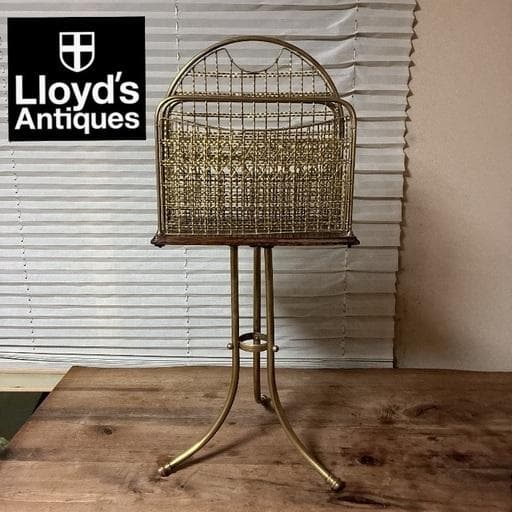 【お値下げOK】ロイズ・アンティークス マガジンラック 英国アンティーク家具